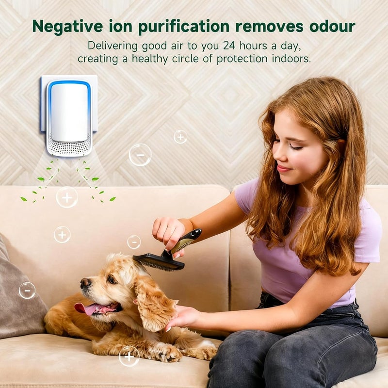 JOSTART Plug In Air Ionizer Purifier for Home (4 Pack), Negative Ion Generator, Quiet Air Freshener for Bedroom, Office, Kitchen, Portable Air Filter, Mini Air Cleaner - Image 5